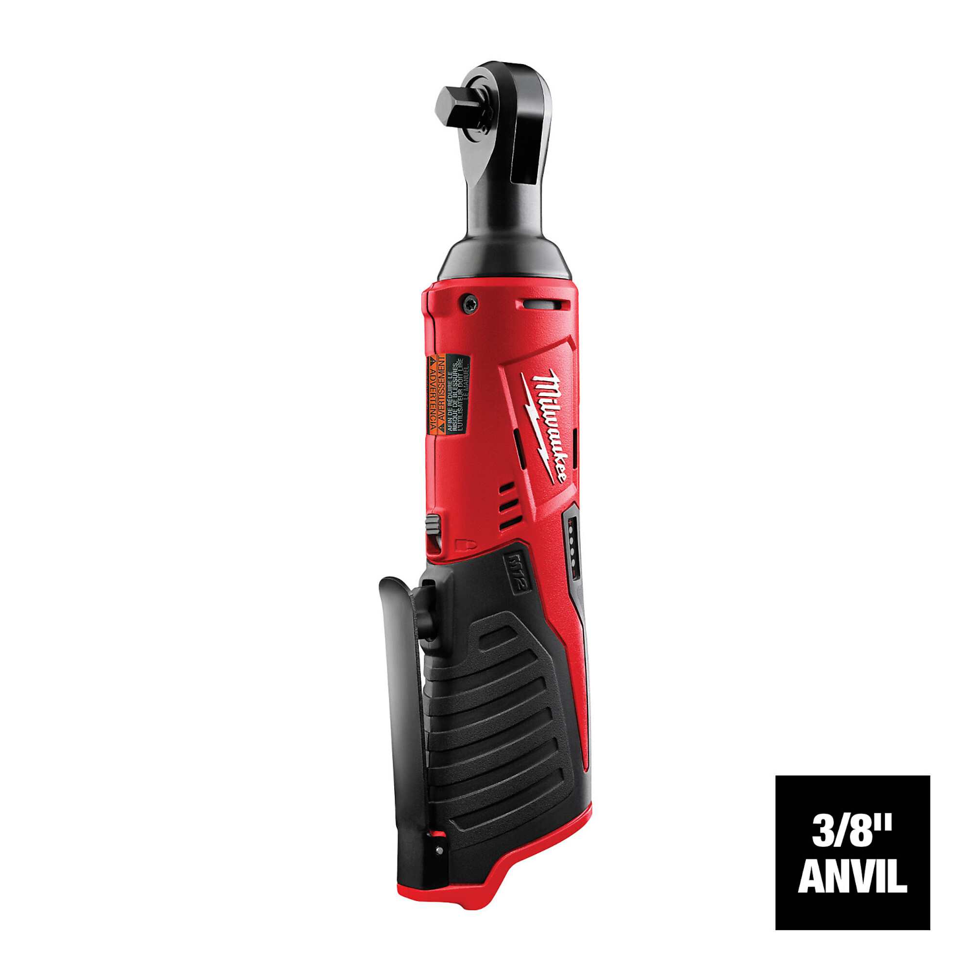 Milwaukee M12 Cordless 3/8in. Ratchet, Bare Tool, 12 Volt, Model# 2457-20